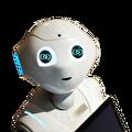 Friendly robot illustrating an AI assistant